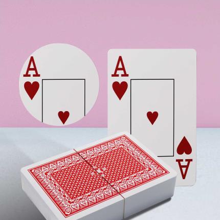&#xCD;ndice Jumbo Royal Plastic Playing Cards