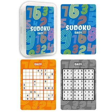 Sudoku oyun kartlar&#x131; - Seviye kolay