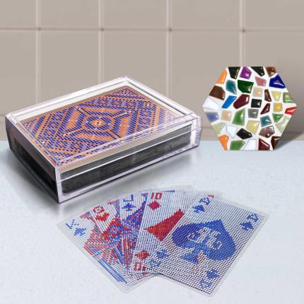 Mosaic Transparent Playing Cards