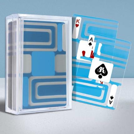 Transparent Playing Cards - Geometric Series (Circle &amp; Line)