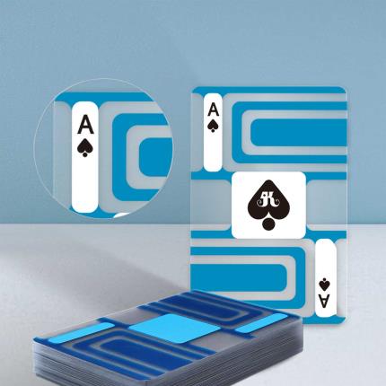 Transparent Playing Cards - Geometric Series (Circle &amp; Line)