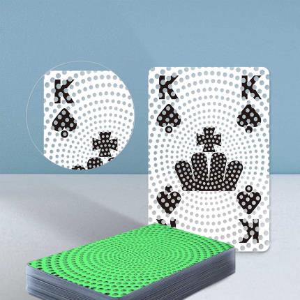Cartas de jogar transparentes - s&#xE9;rie geom&#xE9;trica (bolinhas)