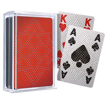 Cartes à jouer transparentes - Série géométrique (Polka Dots)