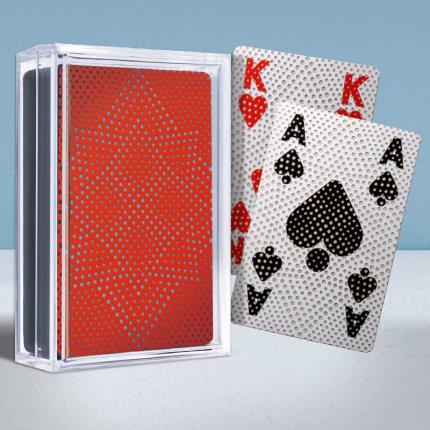 Transparente Spielkarten - Geometrische Serie (Polka Dots)