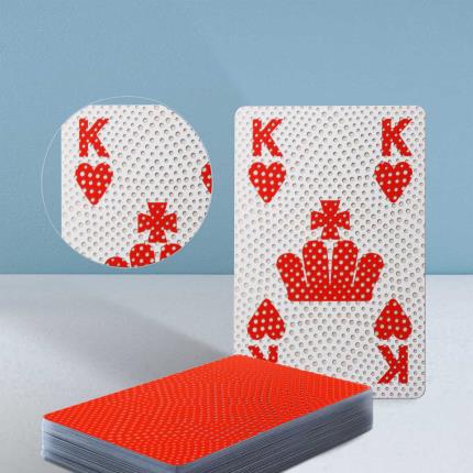 Cartas de jogar transparentes - s&#xE9;rie geom&#xE9;trica (bolinhas)