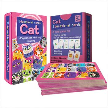 童趣方塊教育撲克牌-貓咪