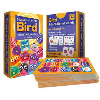 童趣方塊教育撲克牌-小鳥
