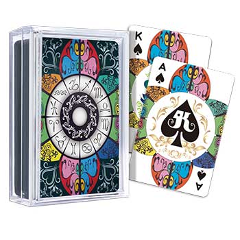 Zodiac Transparent Playing Cards