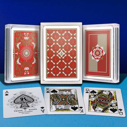 &#xCD;ndice padr&#xE3;o de cartas de jogar Royal Matte Plastic