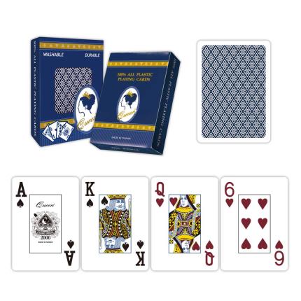 Queen 賭場專用塑膠撲克牌 - 大字體