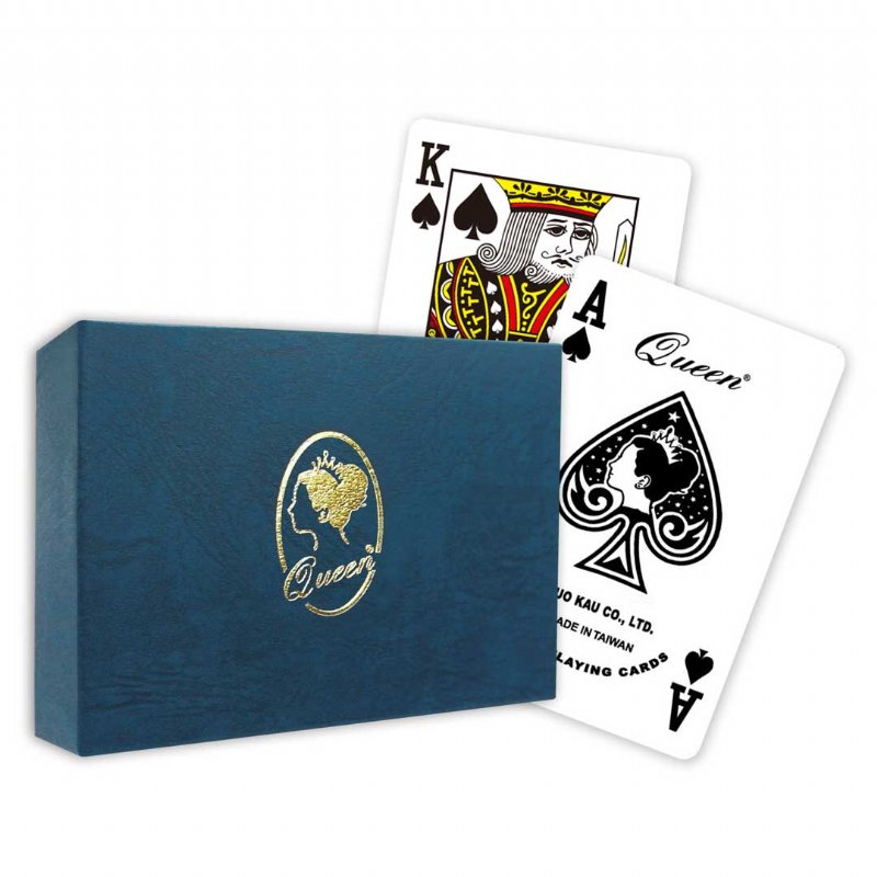 Cartas de jogar de plástico Queen Casino