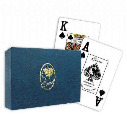 Queen Casino Spielkarten aus Kunststoff