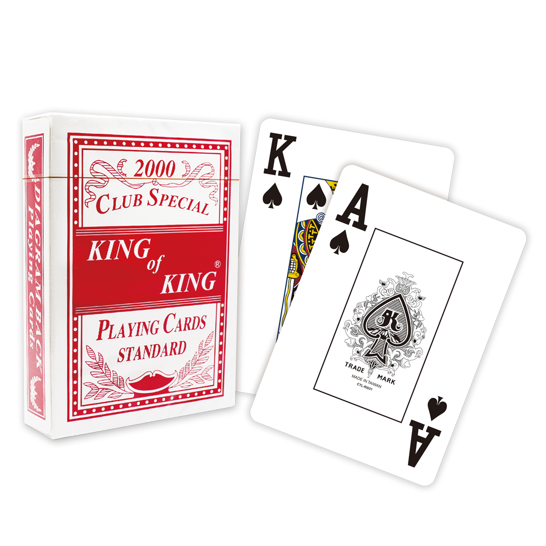 Cartas de jogar de papel Rei do Rei