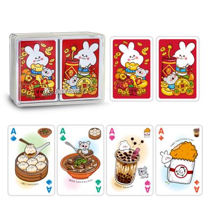Foodie Rabbit - Year of the Rabbit: set a 2 mazzi