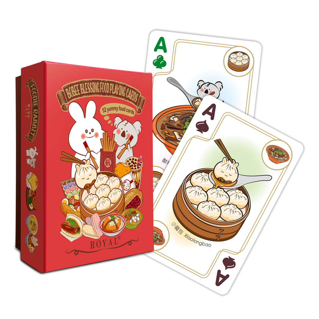 Lapin gourmand - Bobee Blessing Food Playing Cards