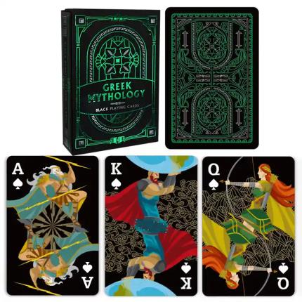 希臘神話黑鑽撲克牌 - 綠魔法款