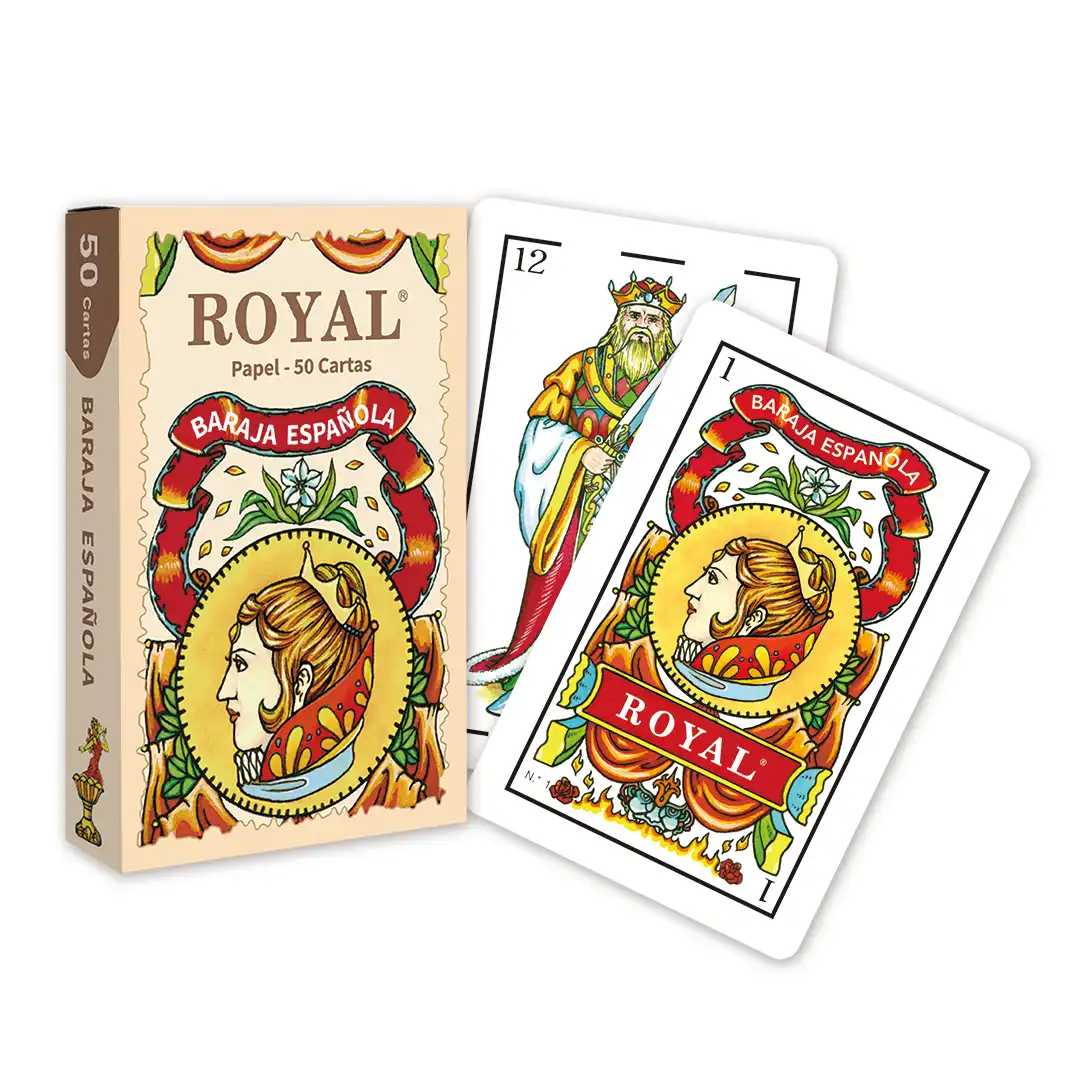 İspanyol Kağıt Oyun Kartları - 50 Kart