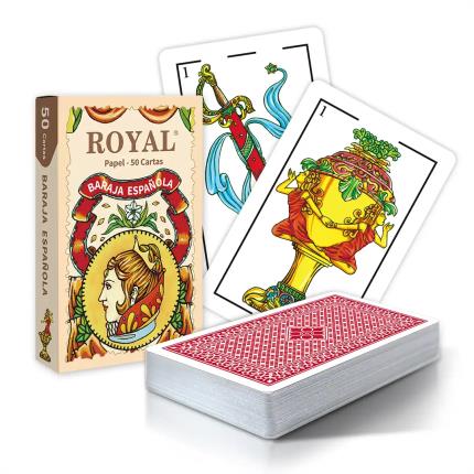 Spanische Papierspielkarten - 50 Karten