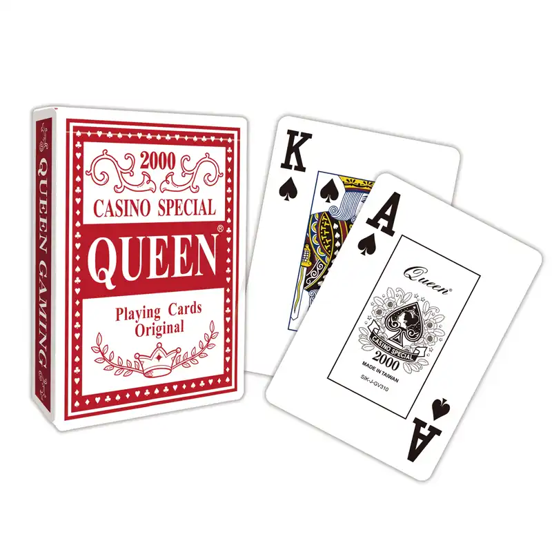 Бумажные игральные карты казино Queen