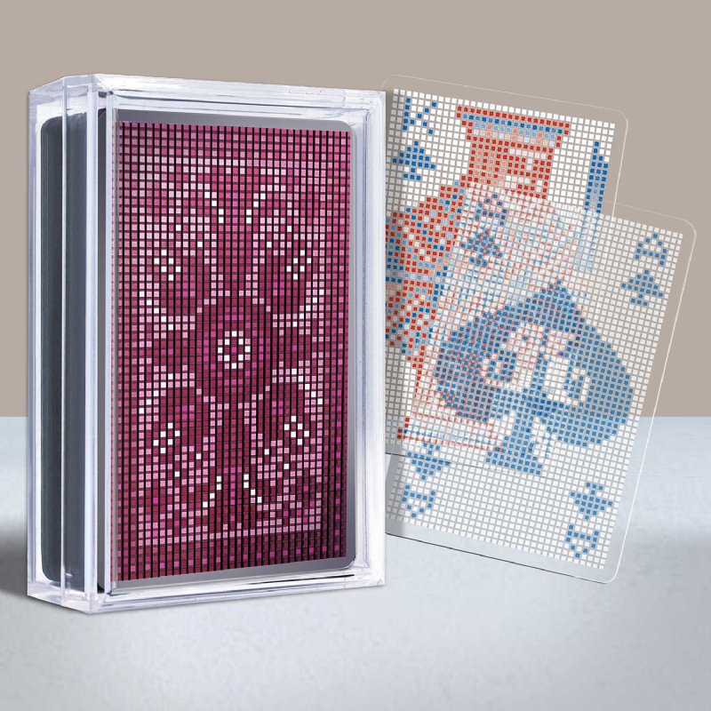 Cartões de jogo transparentes do mosaico
