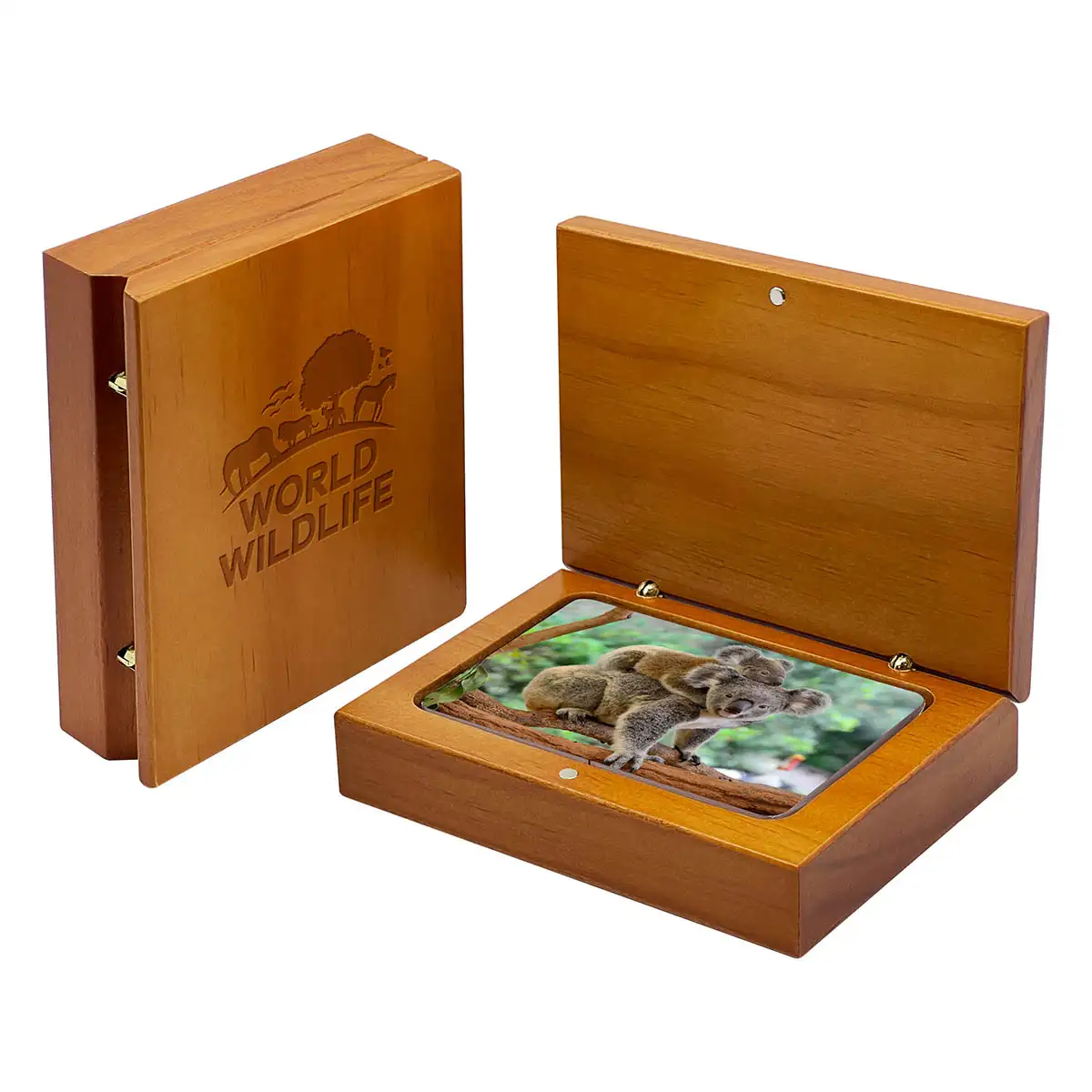 Wood Box for Playing Cards (Card Size 58x88mm)