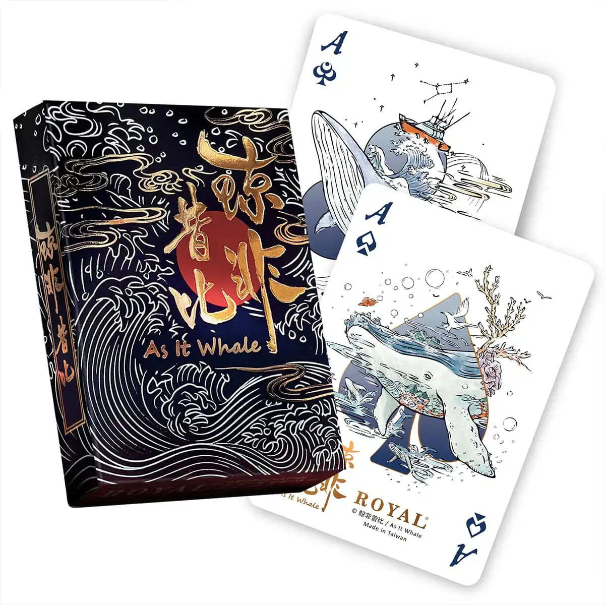 As It Whale playing cards