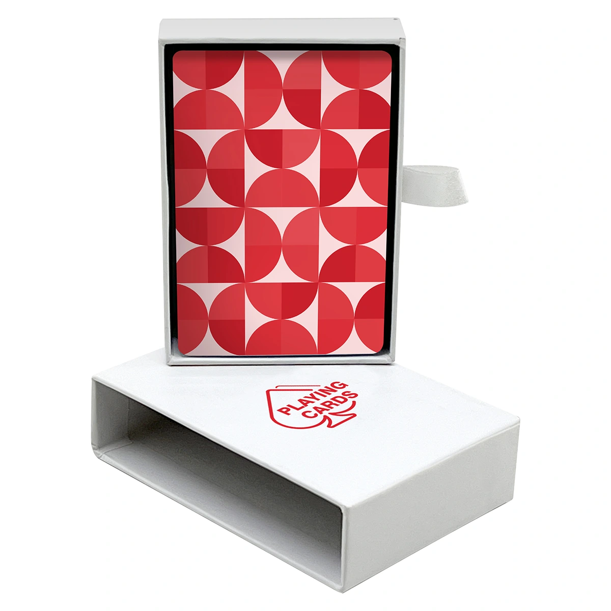 Schubladenbox für Bridge-/Poker-Spielkarten (mit Magnet und Band)