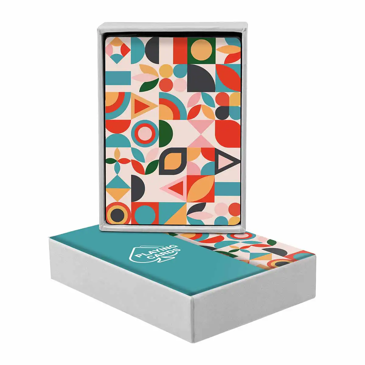 صندوق جامد لبطاقات لعب بريدج / بوكر