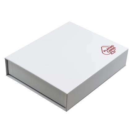 Flip-Top-Box f&#xFC;r 2 Decks Bridge-Spielkarten (mit Punkteblock und Stift)