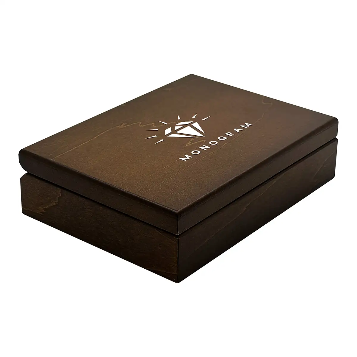Wood Box for 2 deck Playing Cards(With Pen and Score Book)