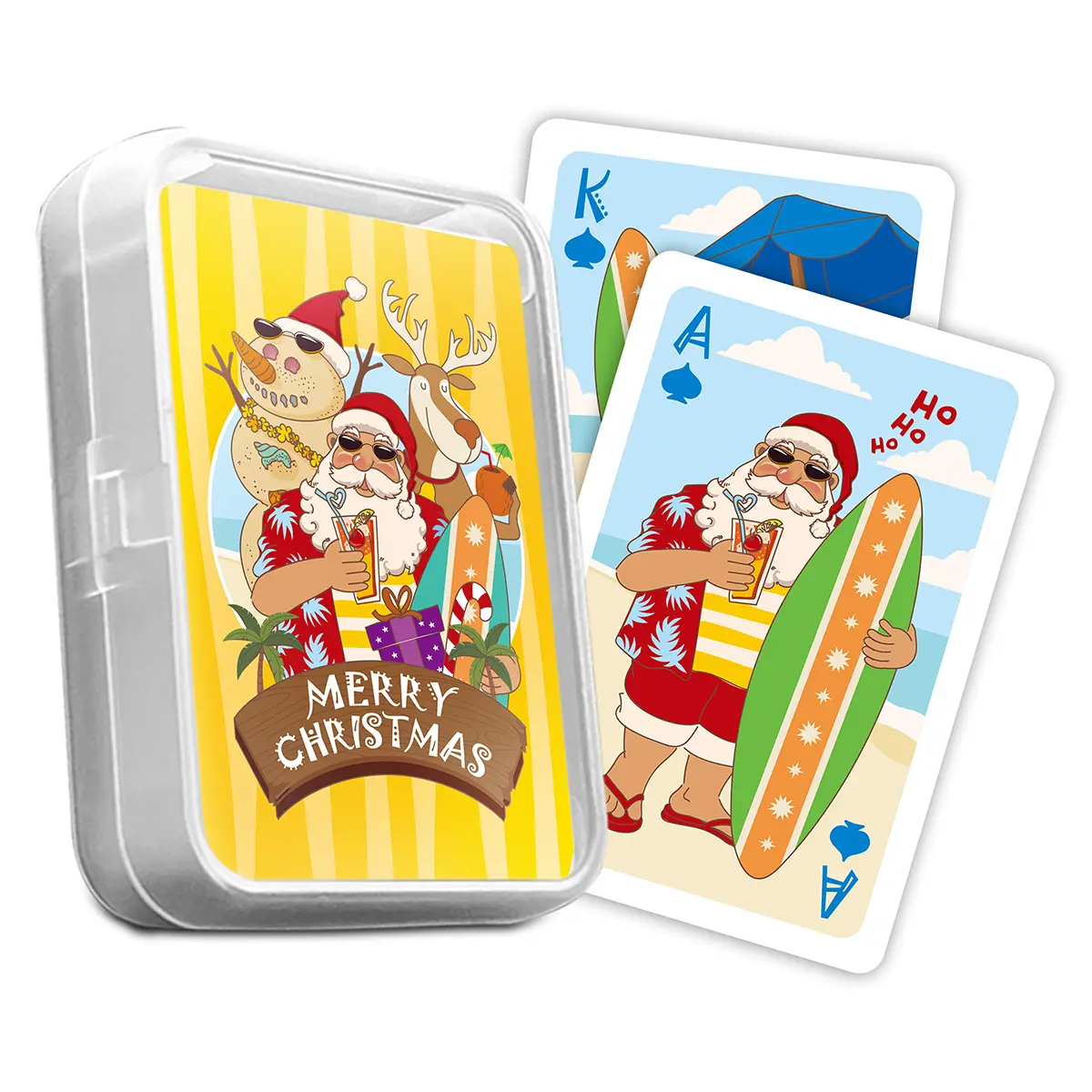 Summer Christmas Playing Cards