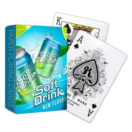 Custom Playing Cards - 280gsm paper into tuck box - Drinks