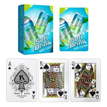 Custom Playing Cards - 280gsm paper into tuck box - Drinks