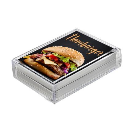 Kunststoffbox f&#xFC;r Bridge-Spielkarten Single Deck (PS)