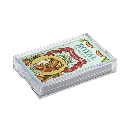 Kunststoffbox f&#xFC;r spanische Spielkarten Single Deck (PS)