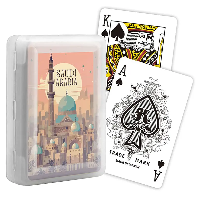 Cartas de jogar de lembran&#xE7;a - Ar&#xE1;bia Saudita
