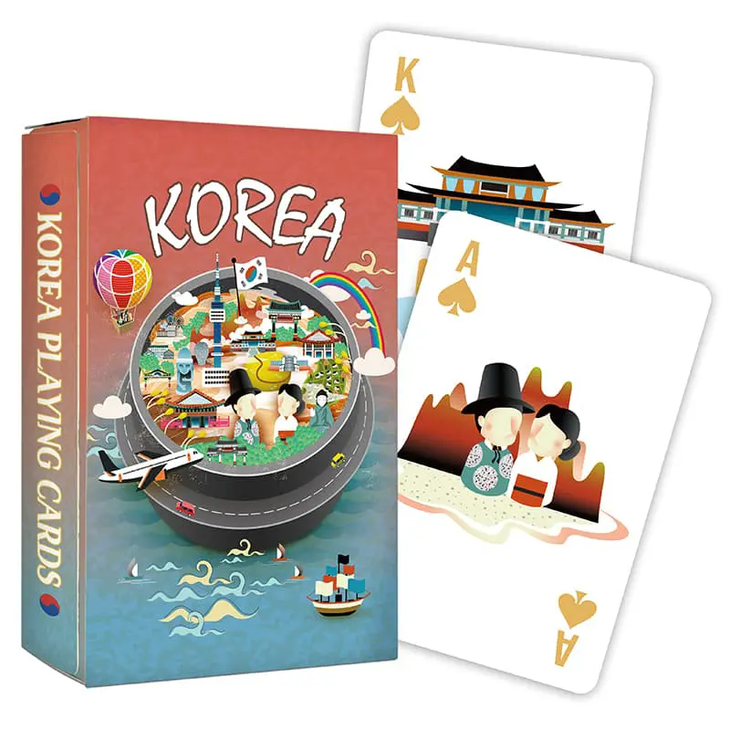 Cartas de jogar de lembran&#xE7;a - Coreia