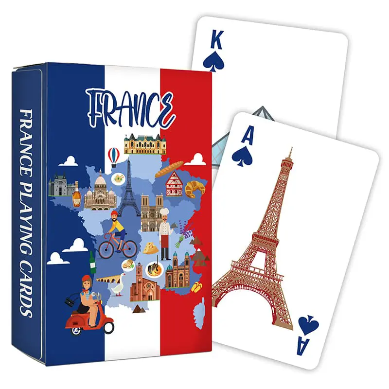 Сувенирные игральные карты - Франция