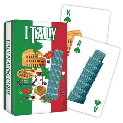Cartes &#xE0; jouer souvenirs - Italie