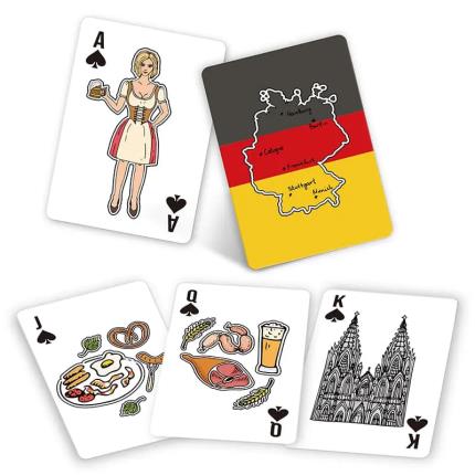 Cartas de jogar de lembran&#xE7;a - Alemanha