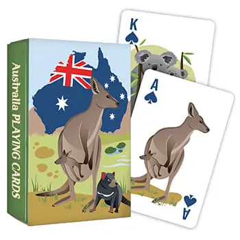 Souvenir-Spielkarten – Australien