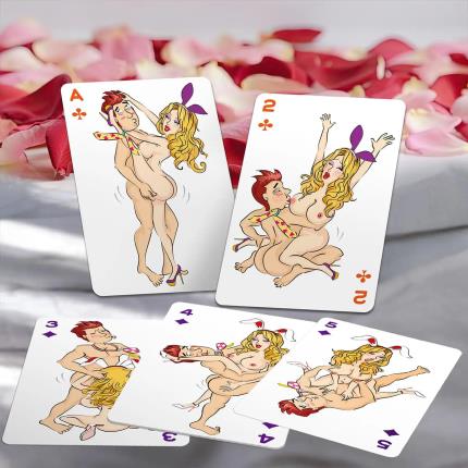 Carte da gioco di carta Kama Sutra - Coniglietto sexy