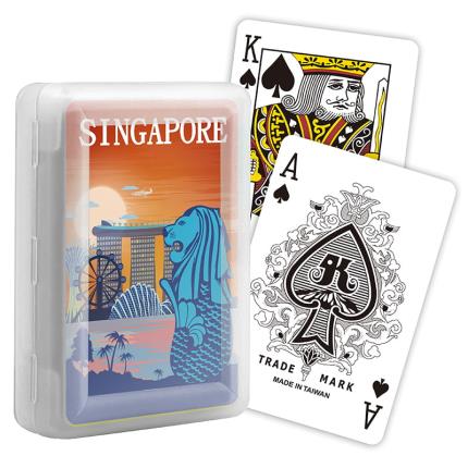Cartes &#xE0; jouer souvenirs - Singapour