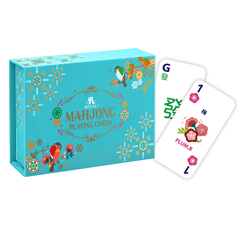 Cartes à jouer en plastique Mahjong américain