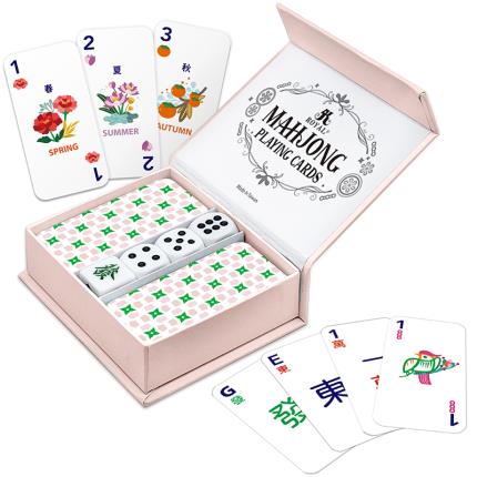 Carte da gioco in plastica Mahjong taiwanesi