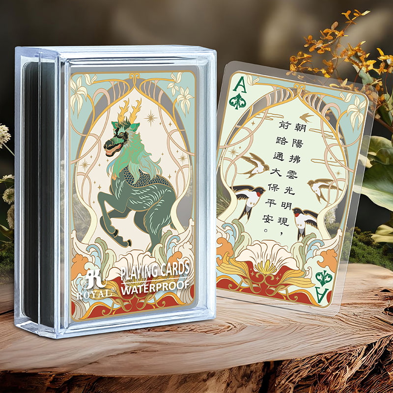 Poems of Fortune - Transparent Playing Card
