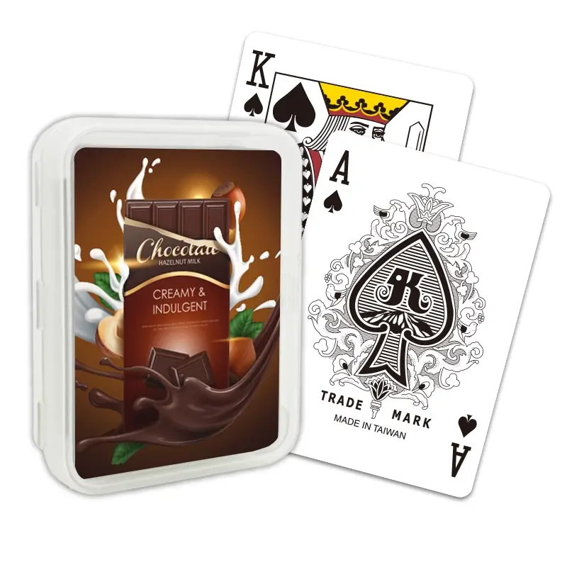 Özel Plastik Poker Kartları - P107 Plastik Kutulu