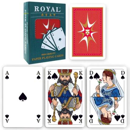 Carte da gioco di carta ROYAL - Indice tedesco