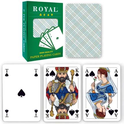 Royal Paper Playing Cards - Russian Index