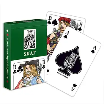 Немецкая партийная карточная игра Skat Игровые карты